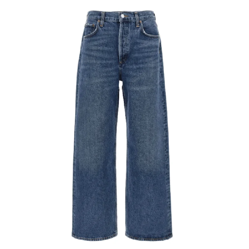 Women's Clothing Apparel AGOLDE Women's Low Slung Baggy Jeans, Essence