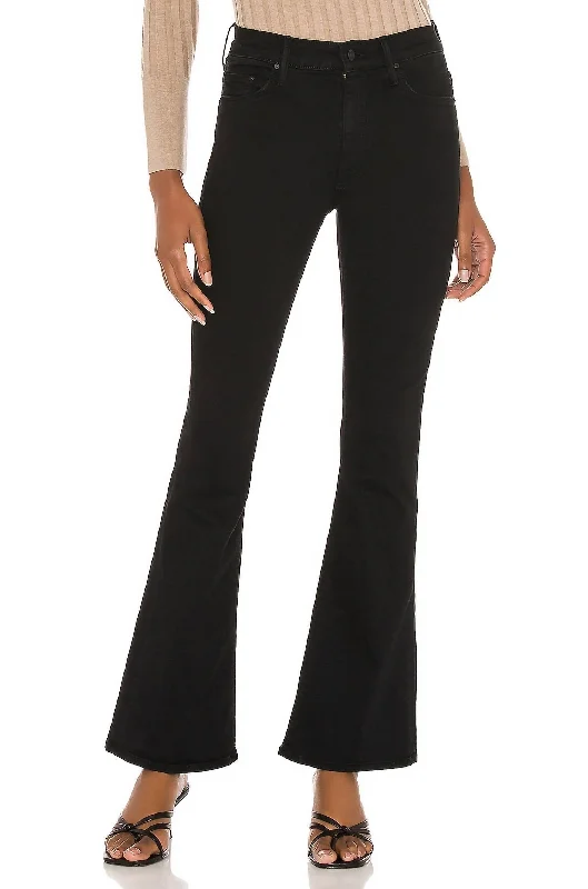 Women's Stylish Casual Garments Weekender Flare Leg Jeans In Not Guilty