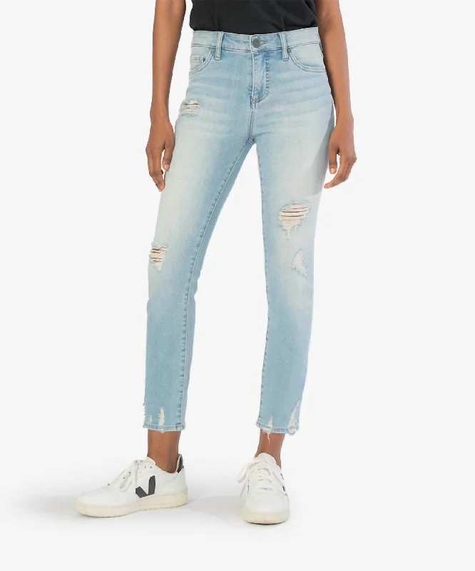Women's Garments Reese High Rise Ankle Straight Jean In Concise