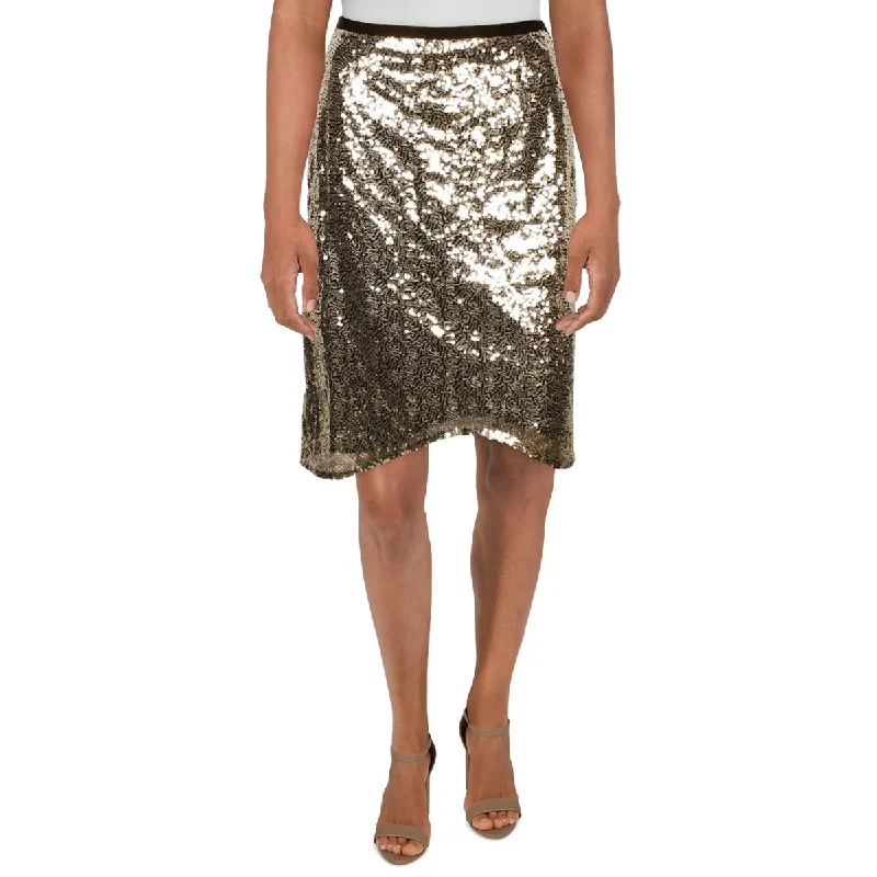 Classic Clothes For Women Womens Sequined Polyester Mini Skirt