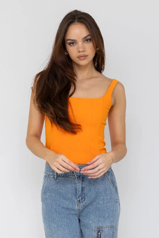 Women's Transitional Clothes SALE - Lewis Ribbed Cropped Top