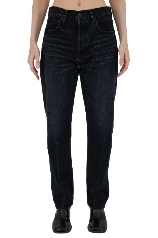 Women's Seasonal Wardrobe Clothing Murrieta Wide Straight Jean In Black