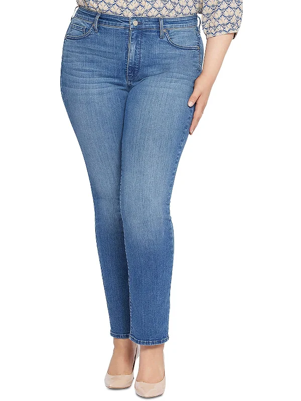 Women's Formal Apparel Plus Womens High Rise Stretch Slim Jeans