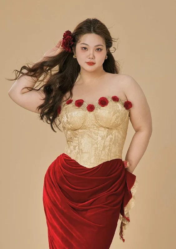Flash Sale – Stunning Outfits At Exclusive Prices Curve & Plus Wild Rosa in Spain Corset Dress Flash Sale – Stunning Outfits At Exclusive Prices Curve & Plus Wild Rosa in Spain Corset Dress