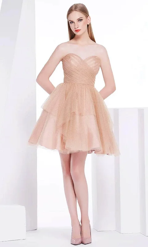 Modern Women's Fashion J'Adore Dresses J14080 - Sparkle Strapless Cocktail Dress