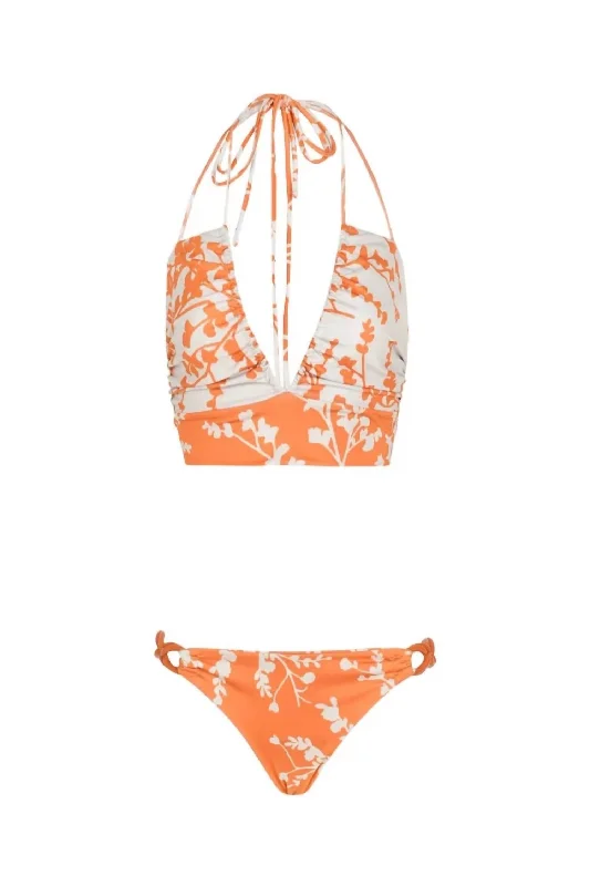 Women's Functional Apparel For Outdoor Activities Idina Bikini Bottom In Purple Kaleidoscope