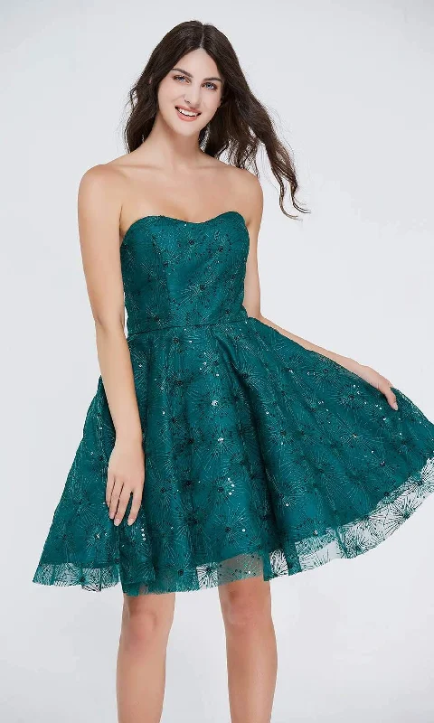 Modern Women's Fashion with Vintage Touches J'Adore Dresses - J20071 Beaded Sweetheart Cocktail Dress