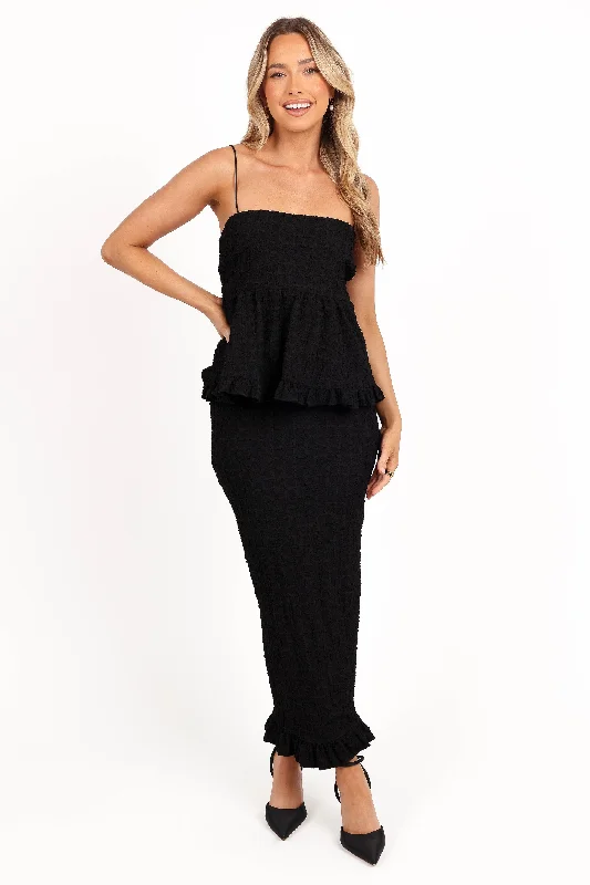 Women's Outfit Villagio Two Piece Set - Black