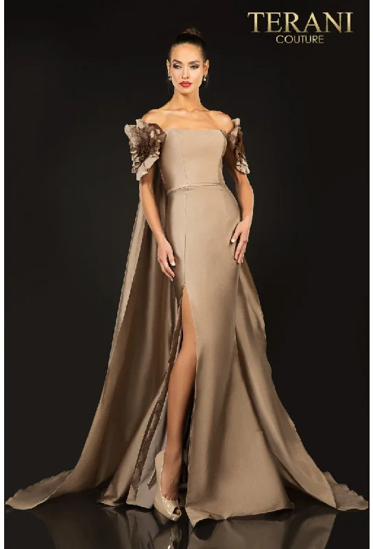 Stylish Outerwear Clothing For Women TERANI COUTURE 2021E2792 Dress