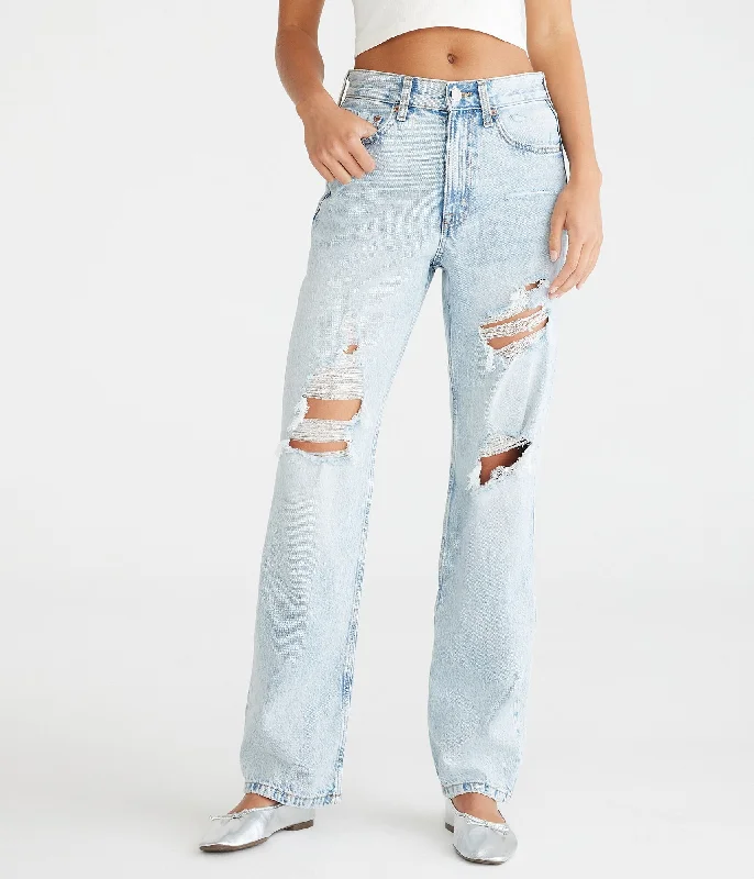 Women's Attire Aeropostale High-Rise Baggy Jean